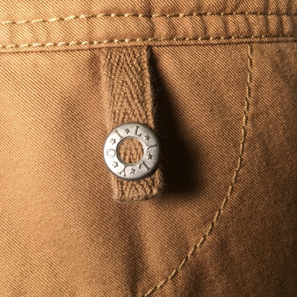 Oilily Khaki 2 Tone Brown Earthy Skirt 6 (36) - Picture 6 of 8